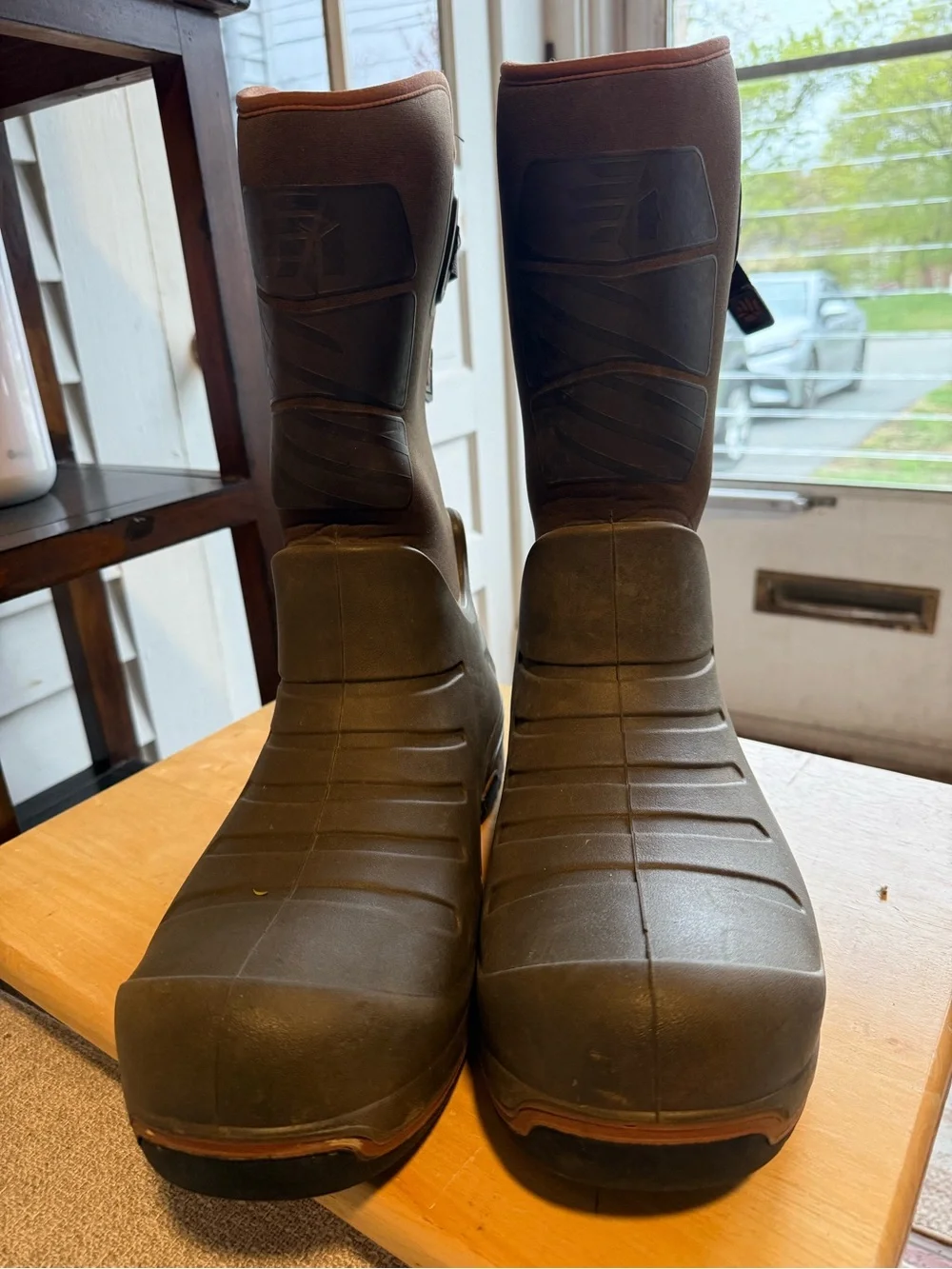 LaCrosse Men's Olive Green and Brown Waterproof Barn Boot